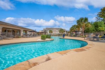 Luxe, resort-style swimming pool